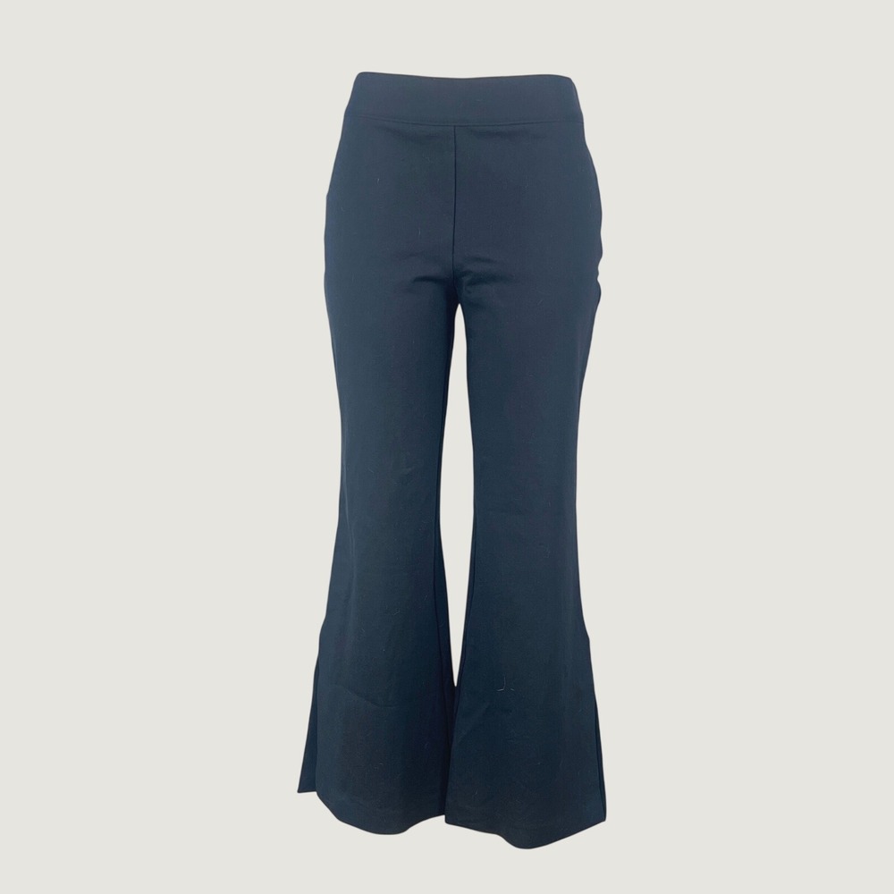 Spanx Perfect Pants Flare Women Sz L P Split Hem Minimalist Luxury Travel Date